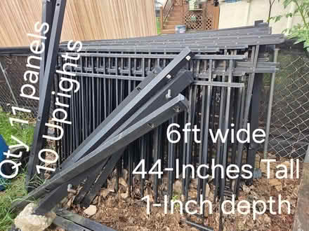 Photo of free Black Aluminum Fence panels (Elmhurst near Berens Park) #1
