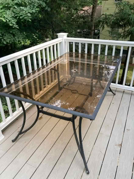 Photo of free Patio table and chairs (Bedford MA near town center) #1