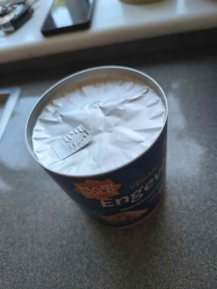 Photo of free Nutritional yeast flakes with B12 (Intake S12) #3