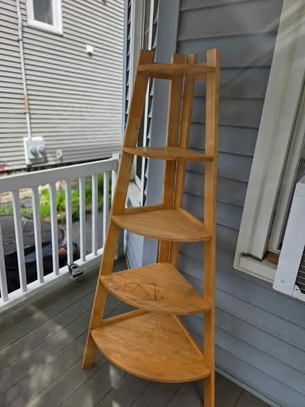 Photo of free Corner shelf - 65 inches tall (Medford Hillside) #1