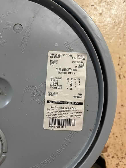 Photo of free Paint, mostly sherwin williams (White Bear lake) #4