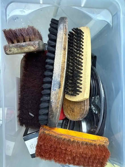 Photo of free Shoe polish and brushes (Faygate) #1