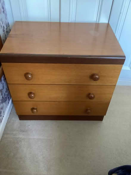 Photo of free Sturdy 3 drawer chest (Woodley, Reading RG5) #2