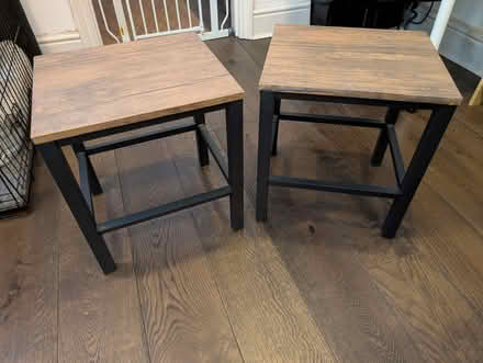Photo of free Matching stools/ side tables (Shepherd’s Bush W12) #1