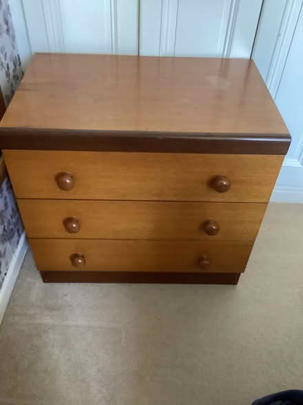 Photo of free Sturdy 3 drawer chest (Woodley, Reading RG5) #1