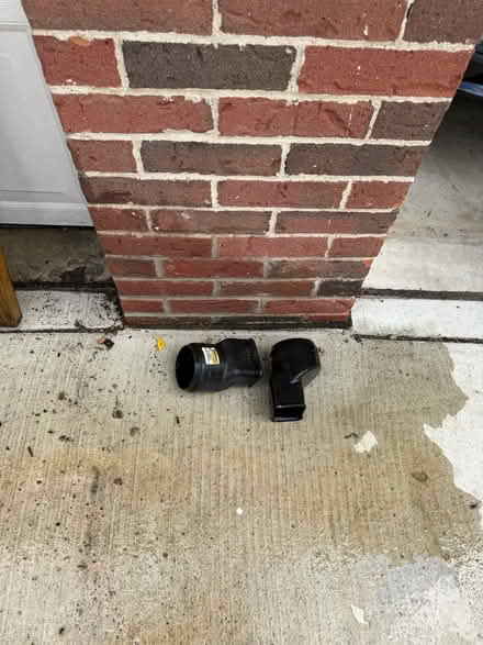 Photo of free Downspout to ground hose links (Stonebridge) #1