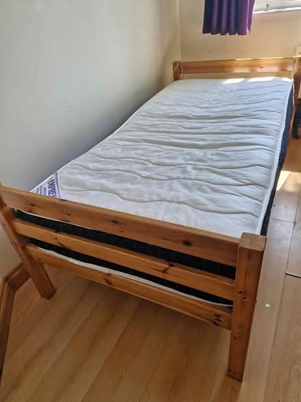 Photo of free single bed frame and mattress (Dundalk) #1