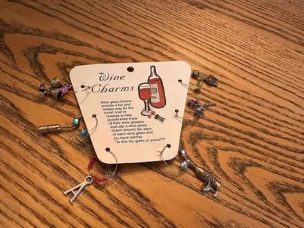 Photo of free Set of 6 wine charms (Beaverbrook) #1