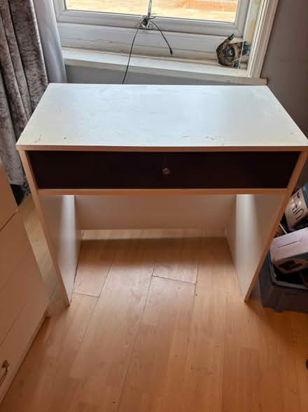 Photo of free black desk( gone) & white desk (Knotty ash Liverpool) #1