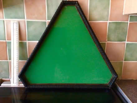 Photo of free Triangular glass-bottomed tray (Nairn IV12) #1