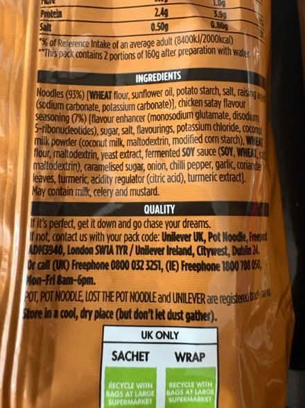 Photo of free 6 x noodles past best before date (Belle Vale L25) #3