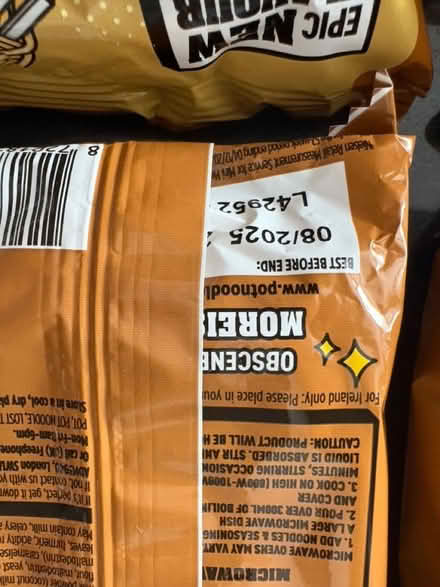 Photo of free 6 x noodles past best before date (Belle Vale L25) #2