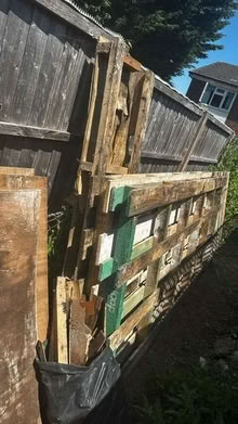 Photo of free Pallets plus bonfire wood (Hawkinge CT18) #1