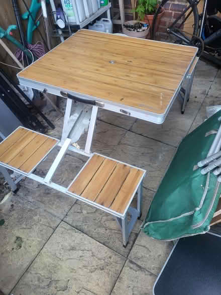 Photo of free Camping folding table and seats (Upper Clapton E5) #4