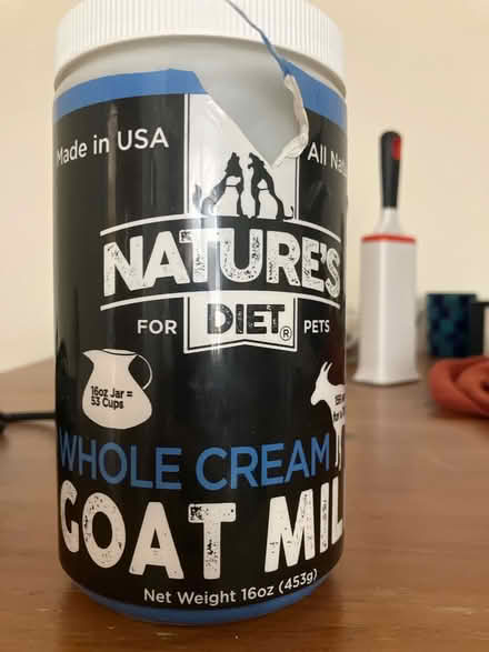 Photo of free Opened powdered goat milk for pets (Edgewater) #1