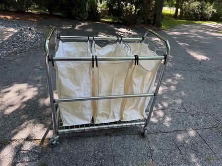 Photo of free Rolling Laundry Cart w/Canvas Bags (Pound Ridge) #4