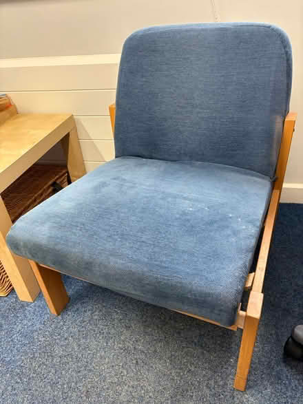 Photo of free Blue low chair - collect NN7 (NN7 4AQ) #1