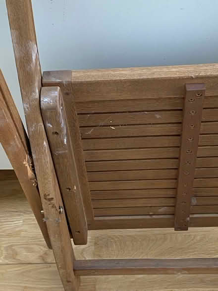 Photo of free Wooden garden chairs (Chiswick W4) #3