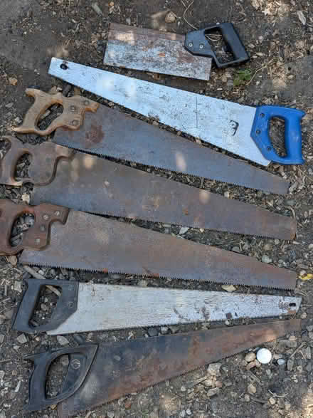 Photo of free 7 wood metal plastic used saws (Bruce Grove N17) #2