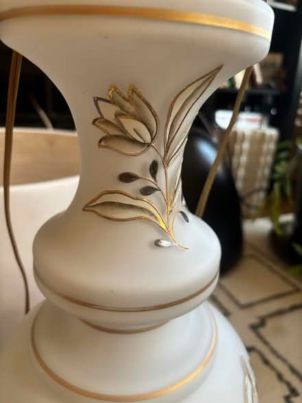 Photo of free 2 Vintage Glass Lamps (Rego Park) #4