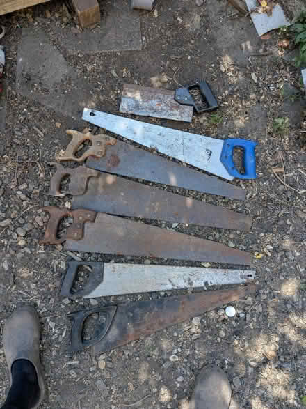 Photo of free 7 wood metal plastic used saws (Bruce Grove N17) #1