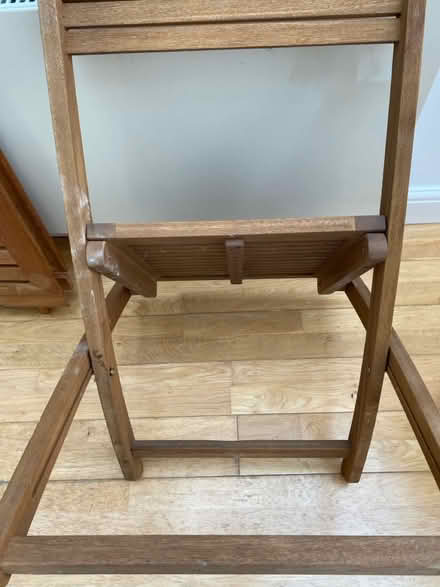 Photo of free Wooden garden chairs (Chiswick W4) #4