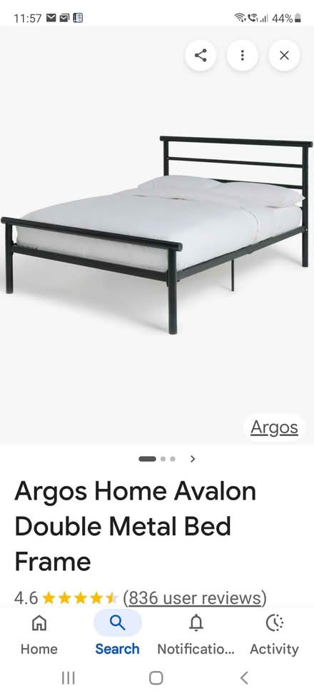 Photo of free Double bed frame (CO28DJ colchester) #1