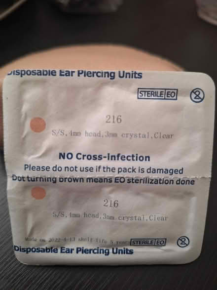 Photo of free Disposable Ear piercing gun (Queens Dr N4) #2