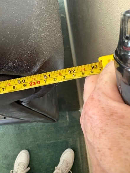 Photo of free Double faux brown leather bed frame (Walsall Wood WS9) #3