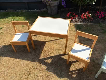 Photo of free Child’s Ikea table and 4 chairs (St Albans) #2