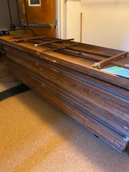 Photo of free Wooden Banquet Tables (Near murrysville) #2