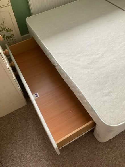 Photo of free Double Bed with Headboard & Draw (Pl21 9da) #2