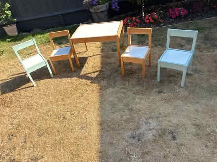 Photo of free Child’s Ikea table and 4 chairs (St Albans) #1