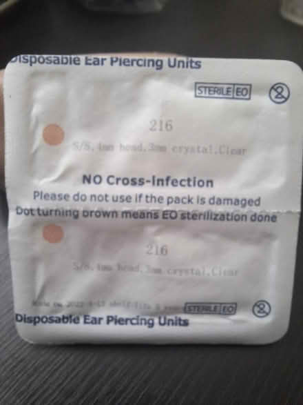Photo of free Disposable Ear piercing gun (Queens Dr N4) #4