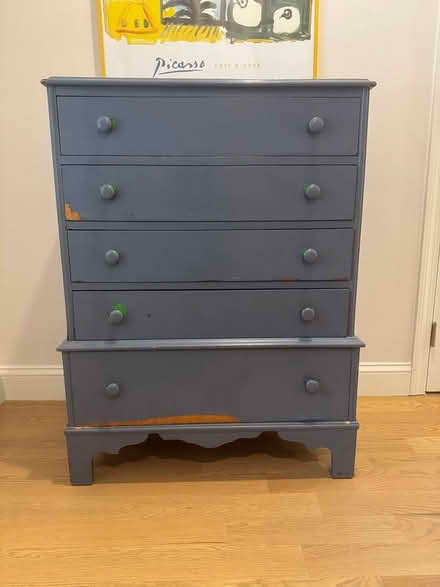 Photo of free Blue bureau (Watertown, MA) #3