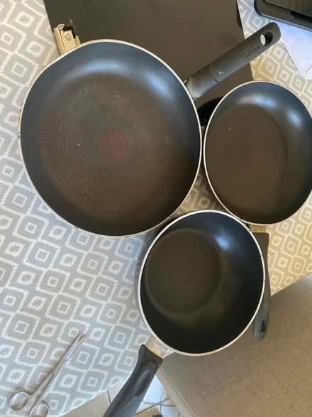 Photo of free 3 Frying Pans (Heath) #1