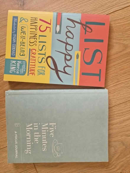 Photo of free 2 x list / wellbeing books (PR25 Leyland) #1
