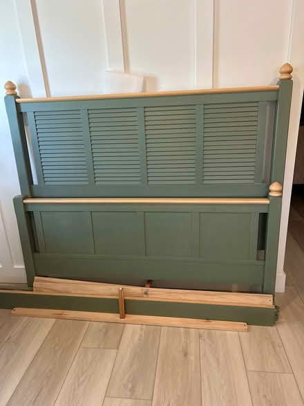 Photo of free QUEEN SZ. Box Spring & Bed frame (South end , Brigantine) #3