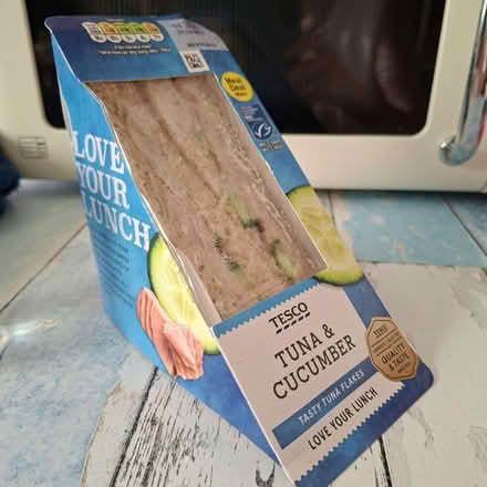 Photo of free Tesco Tuna & cucumber sandwich (CB4 3RS) #1