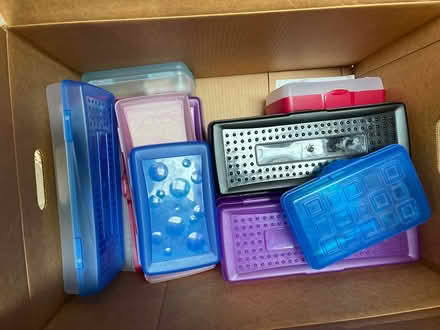 Photo of free Assorted plastic pencil cases (Capitol Hill near Lincoln Park) #1