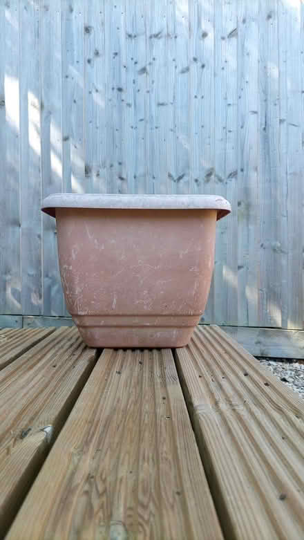 Photo of free Plastic Plant Pots x 5 (Barry, CF62) #1