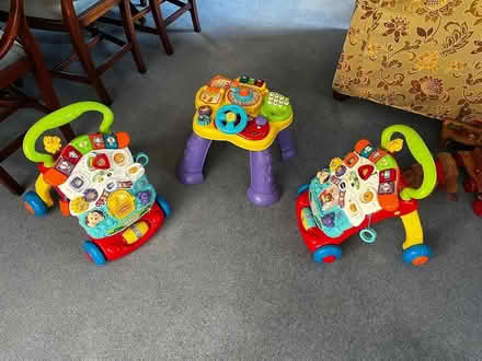Photo of free Baby walkers, activity table, bath (Hale, Hampshire. SP6) #1
