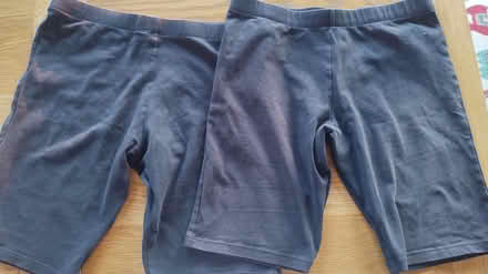Photo of free 2 x Cycle shorts age 11-12 (Kingscourt, Stroud GL5) #1