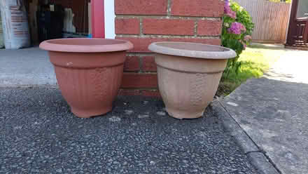 Photo of free Plastic Plant Pots x 5 (Barry, CF62) #2