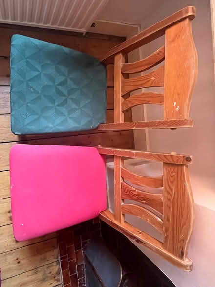 Photo of free Dining chairs solid, well loved (East Oxford OX4) #1