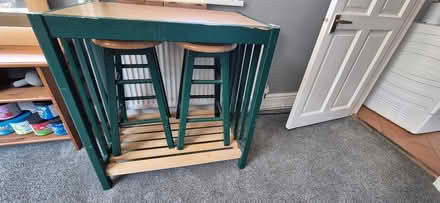 Photo of free Table and Stools (Low Moor BD12) #1