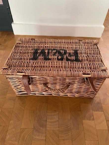 Photo of free Empty Wicker Hamper (Putney SW15) #1