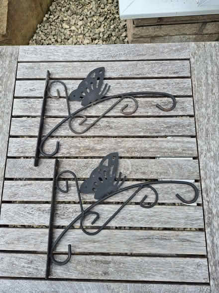 Photo of free Decorative hanging basket brackets (Newby YO12) #1