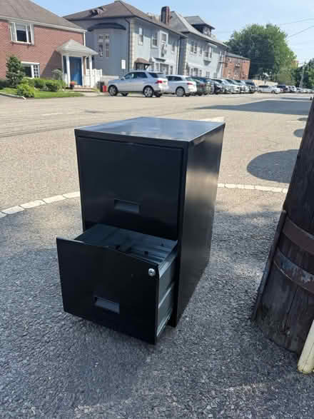 Photo of free Used filling cabinet with keys (Cliffside Park) #1