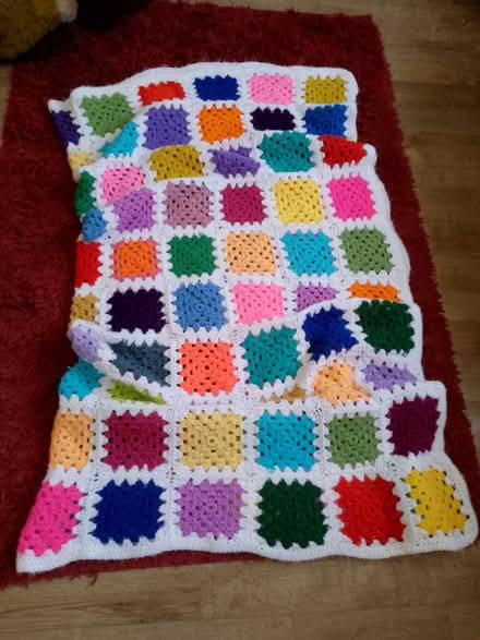 Photo of free Hand made blanket. 57 x68 inch (Walderslade) #1